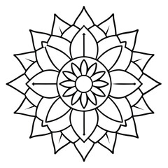 Intricate Mandala Vector Illustration for Art Lovers