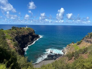 Water and cliffs 