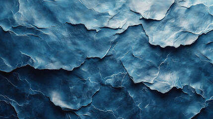 Obraz premium Ein blauer Hintergrund mit gealterter Leder-Struktur, stilvoll und vielseitig für kreative Projekte wie Banner, Flyer oder Social-Media-Posts.