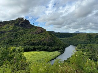 river in the mountains