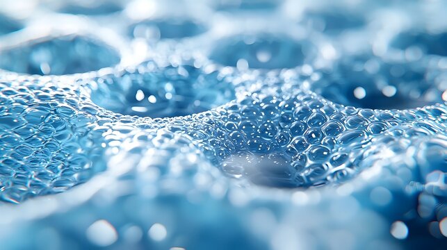 Close up View of a Water Filter s Internal Structure Highlighting the Intricate Fibrous Texture and Filtering Components for Clean Water Solutions and Purification Technology