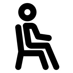 person sitting on chair