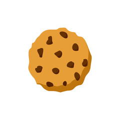 Delicious Chocolate Chip Cookie Illustration - SVG
