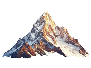 a mountain with snow on it