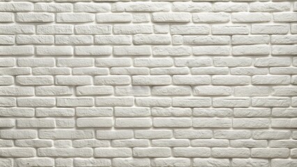 Obraz premium White textured brick background. Generative Ai. 