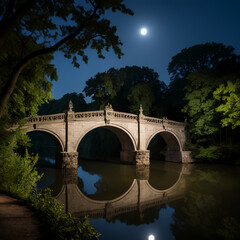 Fototapeta premium bridge over the river