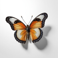 Fototapeta premium butterfly on a white background