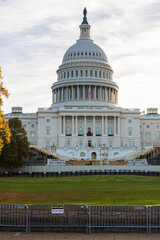 The United States Capitol building in Washington DC, USA.