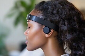 Wearable tech for mindfulness and wellness, helping users monitor stress and well-being