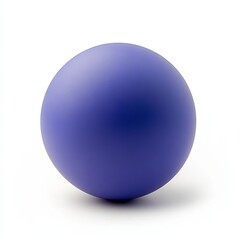 Purple Sphere: Minimalist Geometric Art