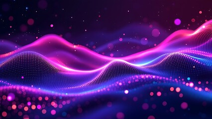 Obraz premium Quantum processing. Deep learning artificial intelligence. Future new technology for business or science presentation. Vector background