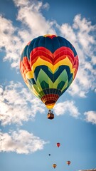 Obraz premium hot air balloon in the sky