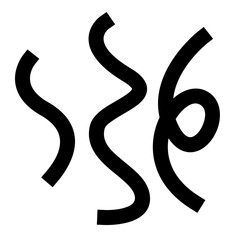 Fun Solid Line Doodle Shapes