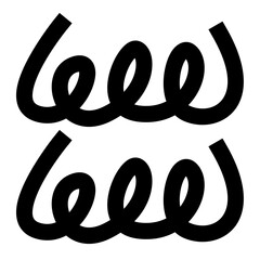 Fun Solid Line Doodle Shapes