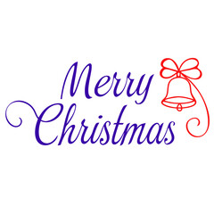 Obraz premium merry christmas greeting card