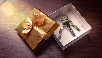 keys as a gift for st. valentine's day, christmas, birthday or just because. from what? from an apartment or a house