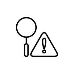 magnifying glass isolated on white