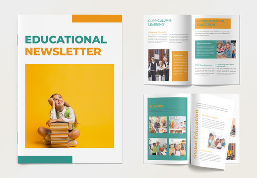 Education School Newsletter Template