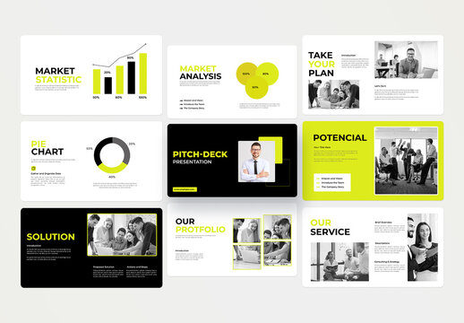 Business Pitch Deck Presentation Template