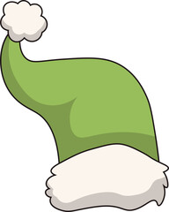 Christmas Santa Hat Decoration For Templet Element Design