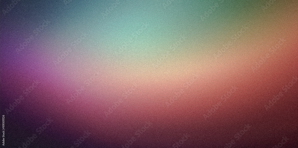 Fototapete gradient background with grainy texture transitioning from teal to purple, with soft color shifts an
