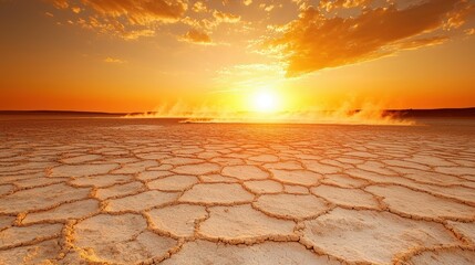 Geothermal steam rising into the sky at sunset desert landscape nature photography ethereal atmosphere wide-angle view environmental beauty