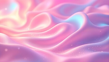 Abstract background Silky and shinning colors Pink and Green