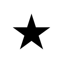 Star icon in generic design. Shine, twinkle, glitter sign symbol