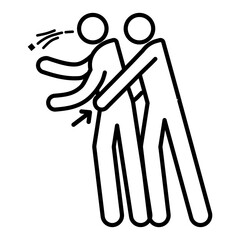Heimlich maneuvre icon