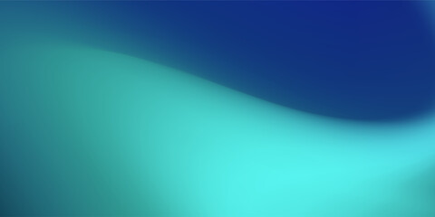 Blue-green gradient studio room, abstract background pattern, walls and floor reflect neon lights, dark tones and feel speed of digital technology connected blue-green background. Future technology.