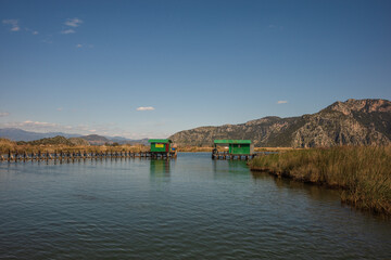 iztuzu Beach near Dalyan, in the Ortaca district of the Province of Mugla in southwestern Turkey