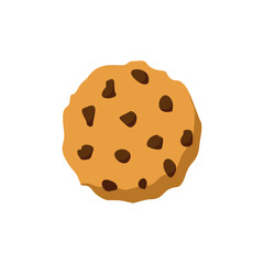 Delicious Chocolate Chip Cookie Illustration