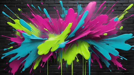 Obraz premium Neon Streaks 