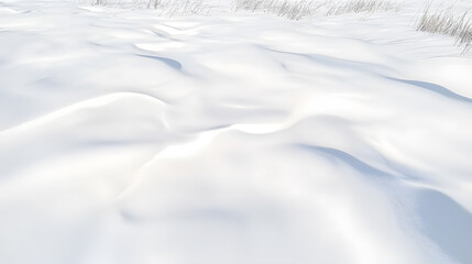 Snowy ground background