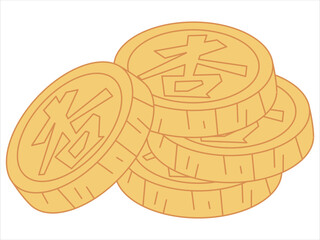 Chinese traditional almond cookies Mooncake oriental Chinese dish peanut filling pastry cookie snack tradition food design icon set