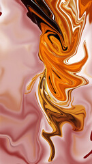 digital artwork in abstract patterns with the unique shape in multicolor gradations 
