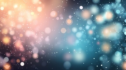 Fototapeta premium Colorful bokeh lights create a beautiful, dreamy background for various occasions and events