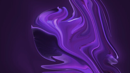 An elegant digital art abstract featuring a paint textures in vibrant magenta or purple hues set.