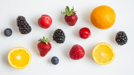 Naklejka premium fruit and vegetable