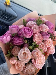 wedding bouquet of roses