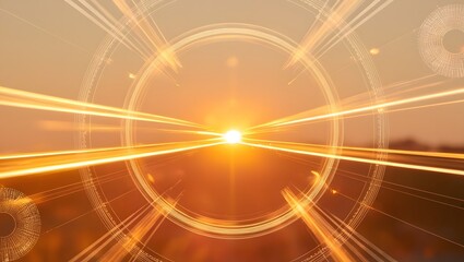 Sun rays lights background