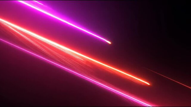 Dynamic streaks of light leaks in rich reds and purples, moving smoothly across a shadowy backdrop