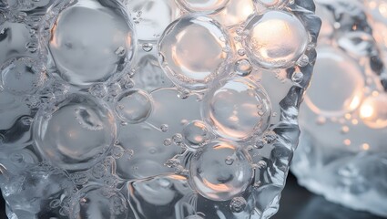 water drops on glass