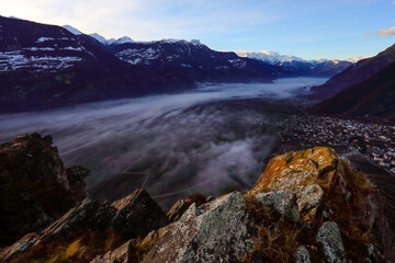 vue sur la plaine du Rhône