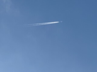 Flugzeug fliegt
