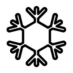 Fototapeta premium Snowflak Icon