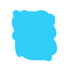 blue Cute cloud Text Box