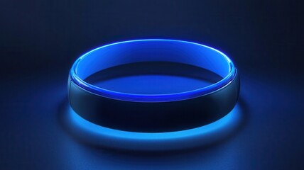 Innovative anti-tracking technology wearable device futuristic design urban environment digital health concept