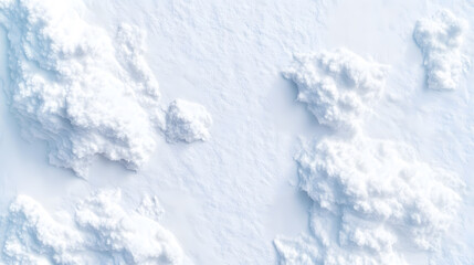 Fototapeta premium Snow texture background top view