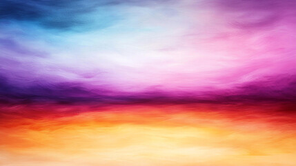 Obraz premium Abstract background Vibrant sunset inspired gradient with warm hues of orange, pink, and purple, creating serene and calming atmosphere